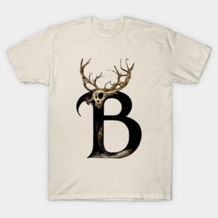 B Made out of Skull Deer T-Shirt